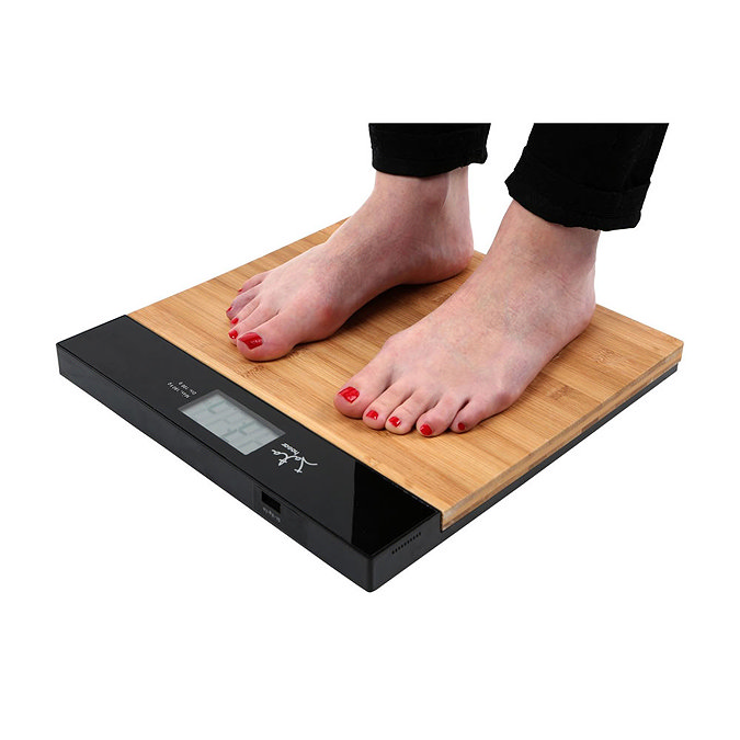 Bamboo Bathroom Scale  Profile Large Image