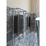 Bampton Traditional 960 x 675mm Heated Towel Radiator - Chrome  Profile Large Image
