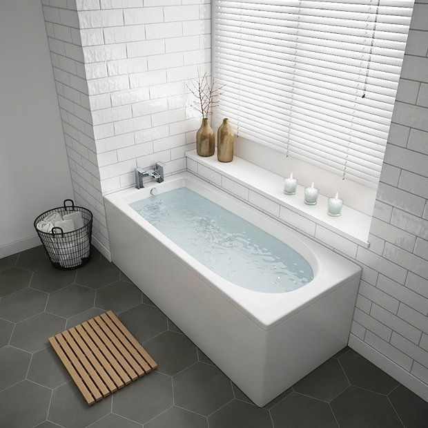 Banbury Single Ended Bath + Panels Victorian Plumbing UK