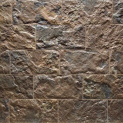 Barisan Brown Textured Stone Effect Tiles - 150 x 300mm