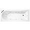 Barmby 10 Jet Whirlpool Standard Single Ended Acrylic Bath - 2 Size Options Large Image