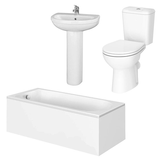 Barmby 5 Piece 1TH Bathroom Suite at Victorian Plumbing UK