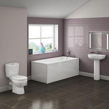 Barmby 5 Piece 1TH Bathroom Suite Profile Large Image
