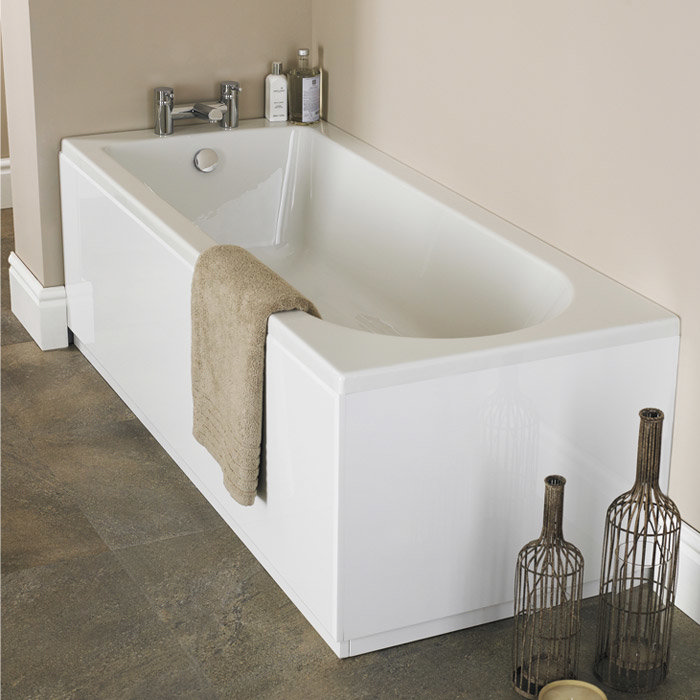Barmby Standard Single Ended Acrylic Bath - Various Size Options Profile Large Image