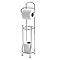 Basic Freestanding Toilet Roll Holder & Spare Roll Holder Large Image