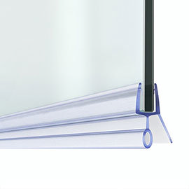 10mm Gap Bath Shower Screen Door Seal Strip - Glass 4-6mm Medium Image