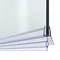 Bath Shower Screen Door Seal Strip - Glass 4-6mm / Gap 14mm Large Image