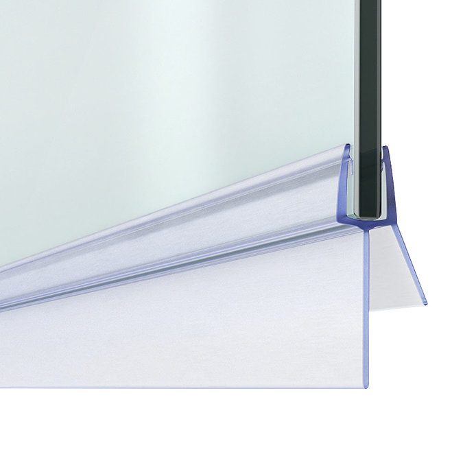Bath Shower Screen Door Seal Strip - Glass 4-6mm / Gap 20mm Large Image