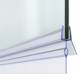 Bath Shower Screen Door Seal Strip - Glass 4-6mm / Gap 23mm Large Image