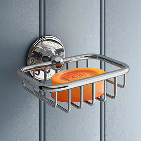 Chrome soap dish