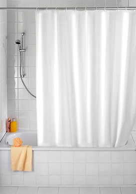 Anti-mould shower curtains