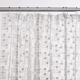 PVC and PEVA shower curtains