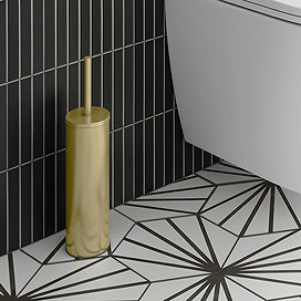 Brushed Brass Toilet Brush