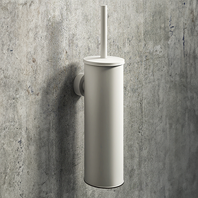 White Toilet Brush