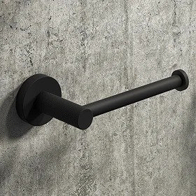 Black toilet roll holders