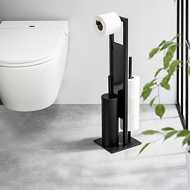 Freestanding toilet roll holder