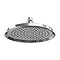 Bathroom Brands Classic 1910 Dual Outlet Digital Shower Set with Wall Arm, Slide Bar, Soap Basket +