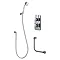 Bathroom Brands Classic 1910 Single Outlet Digital Shower Set with Shower Kit + Bath Filler Waste La