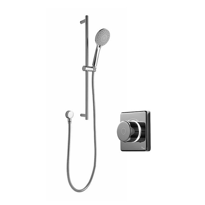 Bathroom Brands Contemporary 2025 Single Outlet Digital Shower Set with Slide Rail Kit Large Image