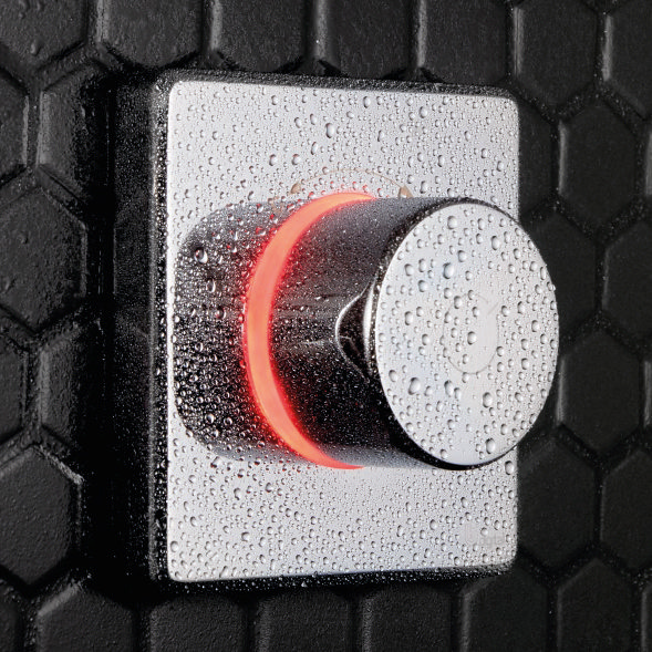 Bathroom Brands Contemporary 2025 Single Outlet Digital Shower Valve Feature Large Image