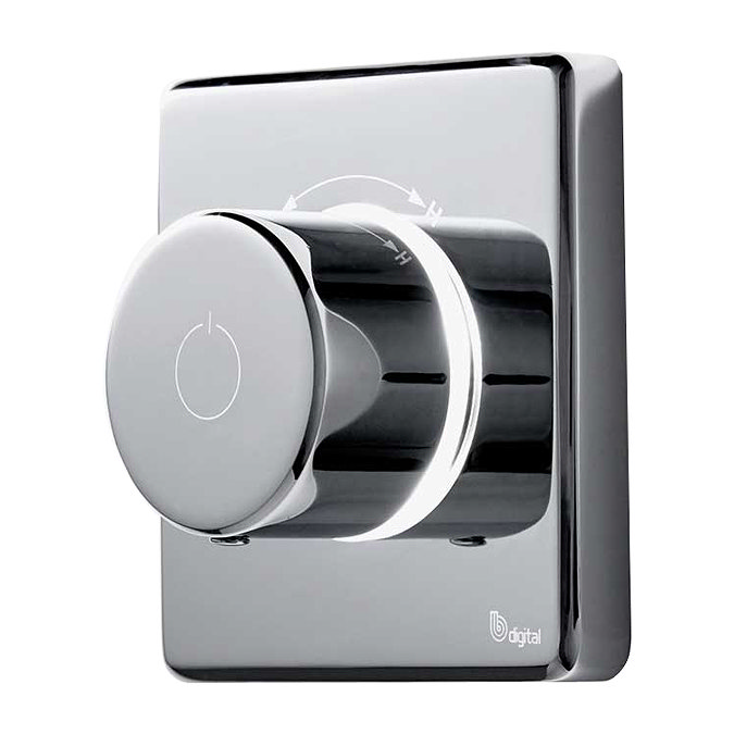 Bathroom Brands Contemporary 2025 Single Outlet Digital Shower Valve Large Image