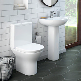 modern toilet and basin suites