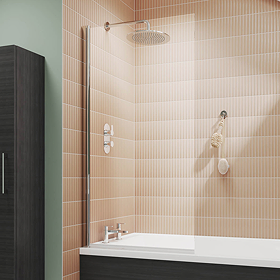 hinged bath screens