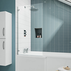 square bath screens