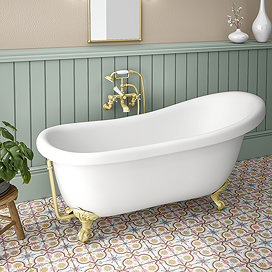 Slipper Roll Top Baths