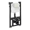 Crosswater - 0.98m Height Wall Hung WC Support Frame - WCF98X50+