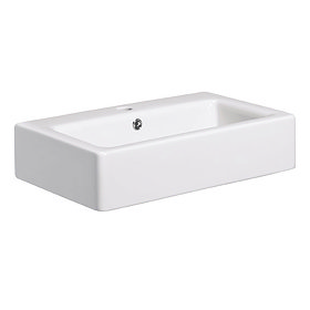 Bauhaus - Air 60 1 Tap Hole Countertop or Wall Mounted Basin - 600 x 390mm Large Image