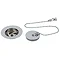 Bauhaus - Basin Waste with Solid Plug & Ball Chain - BSW0122C Large Image