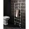 Bauhaus Belle Traditional Chrome Towel Rail - 500 x 1340mm Profile Large Image