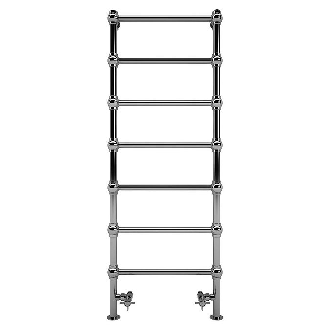 Bauhaus Belle Traditional Chrome Towel Rail - 500 x 1340mm Large Image