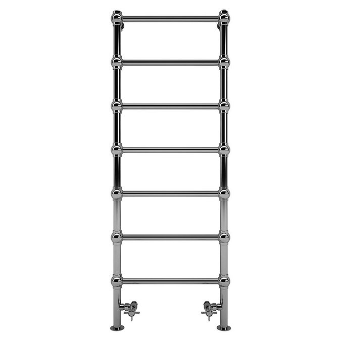 Bauhaus Belle Traditional Chrome Towel Rail - 500 x 1340mm Large Image