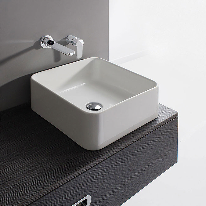 Bauhaus - Bold Countertop Basin - 400 x 400mm Large Image