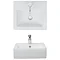Bauhaus - Bolonia 1 Tap Hole Countertop or Wall Mounted Basin - 500 x 440mm Profile Large Image