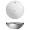 Bauhaus Castellon Plus Platinum Countertop Basin - 430 x 430mm Profile Large Image