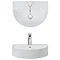 Bauhaus - Celeste 1 Tap Hole Countertop or Wall Mounted Basin - 500 x 370mm Profile Large Image