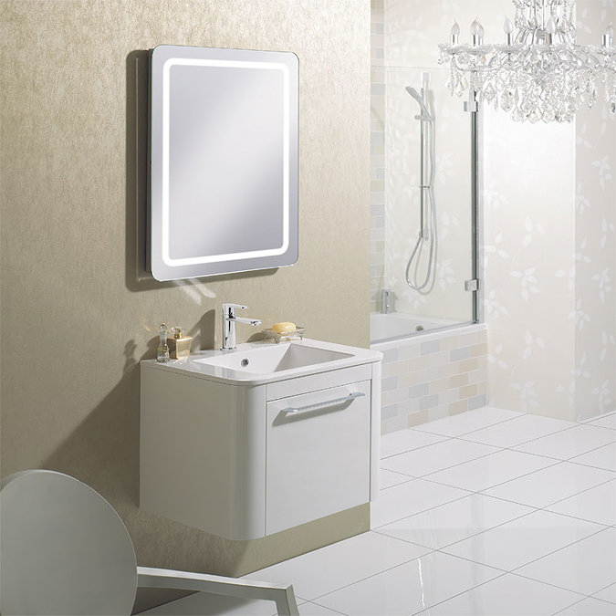 Bauhaus - Celeste 100 LED Back Lit Mirror with Demister Pad - MF10060B Feature Large Image