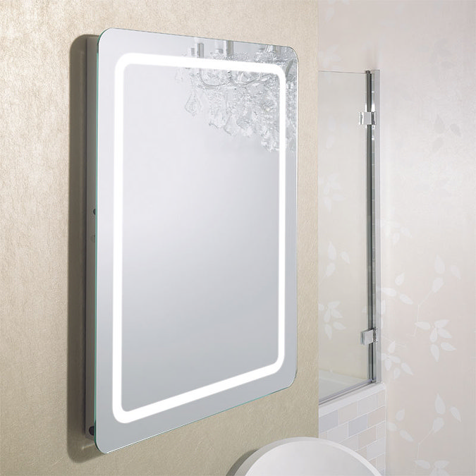 Bauhaus - Celeste 80 LED Back Lit Mirror with Demister Pad - MF8060B Profile Large Image