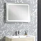 Bauhaus - Celeste 80 LED Back Lit Mirror with Demister Pad - MF8060B  Standard Large Image