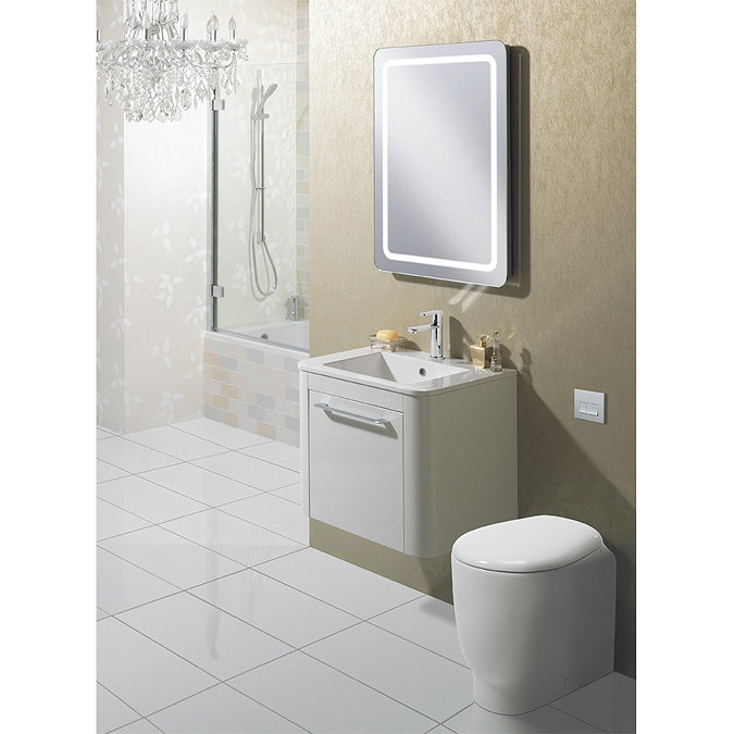 Bauhaus - Celeste Back to Wall Pan with Soft Close Seat Feature Large Image