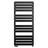 Bauhaus Celeste Towel Rail - 500 x 1100mm - Metallic Black Matte Large Image
