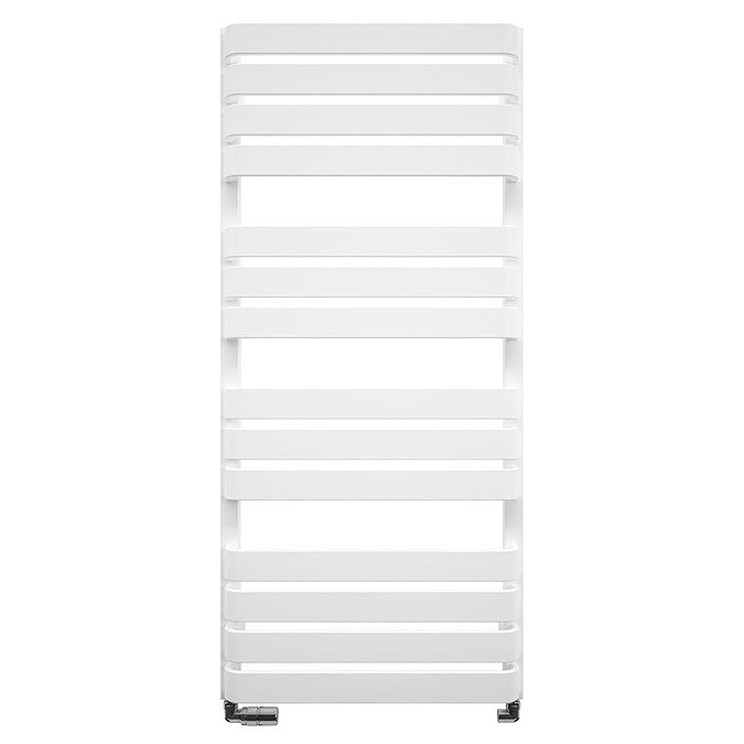 Bauhaus Celeste Towel Rail - 500 x 1100mm - Soft White Matte Large Image