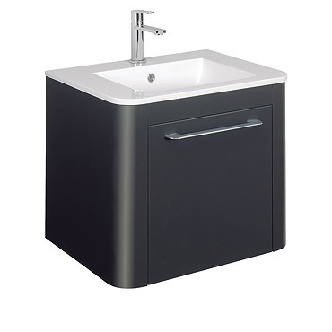 Bauhaus - Celeste Vanity Unit with Basin - Graphite - 3 size options Profile Large Image