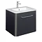 Bauhaus - Celeste Vanity Unit with Basin - Graphite - 3 size options Large Image