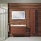 Bauhaus Celeste Vanity Unit with Basin - American Walnut Feature Large Image