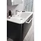 Bauhaus Celeste Vanity Unit with Basin - Black Ash Feature Large Image