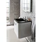 Bauhaus - Celeste Vanity Unit with Plus+Ton Basin - American Walnut - 3 Size Options Feature Large I